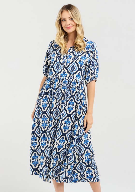 Blackstone Genevieve Button Placet Dress