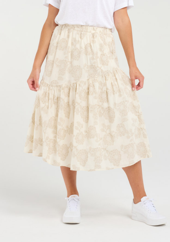 Blackstone Harriette Gathered Seam Skirt