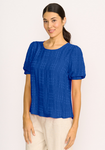 Scoop Hem Volume Slv Top
