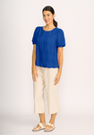 Scoop Hem Volume Slv Top
