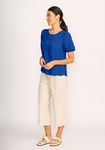 Scoop Hem Volume Slv Top