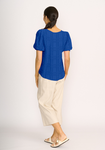 Scoop Hem Volume Slv Top