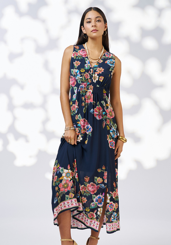 Loobies Story Mystic Rose Midi Dress
