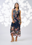 Mystic Rose Midi Dress
