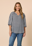 Gingham Check Top