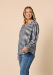 Gingham Check Top
