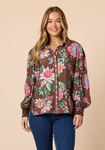Bouquet Print Shirt