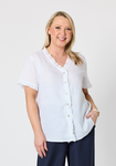 Audrey Linen Top