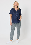 Audrey Linen Top