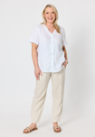 Audrey Linen Top