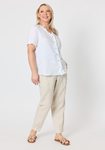 Audrey Linen Top