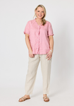 Audrey Linen Top