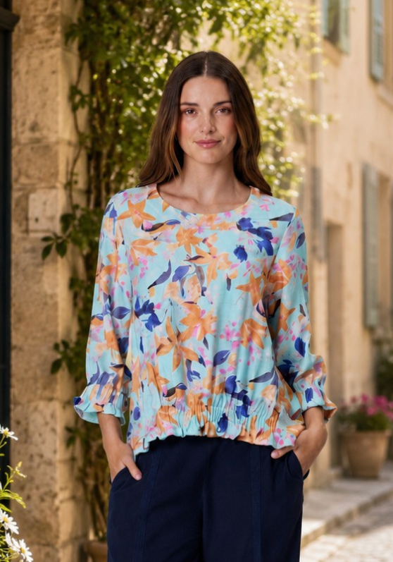 Democracy Summer Bloom Top