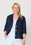 Danielle Linen Jacket