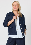 Danielle Linen Jacket