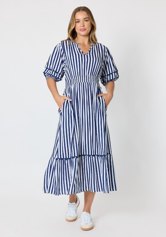 Threadz Montecito Stripe Dress