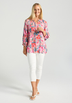Gathered Sleeve Top
