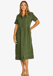 Seam Detail Shirt Dress