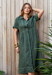 Seam Detail Shirt Dress