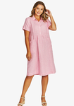 Mini Check Collar Dress