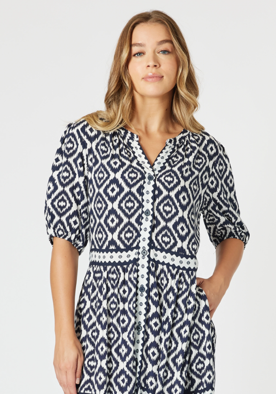 Threadz Diamonds Are Forever Tier Dress