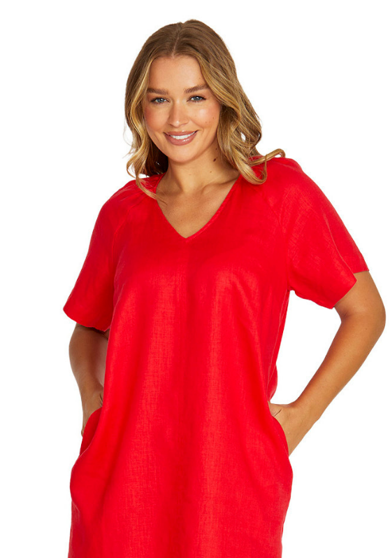 Jump Flutter Sleeve Dress