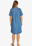 2 Pkt Soft Denim Dress
