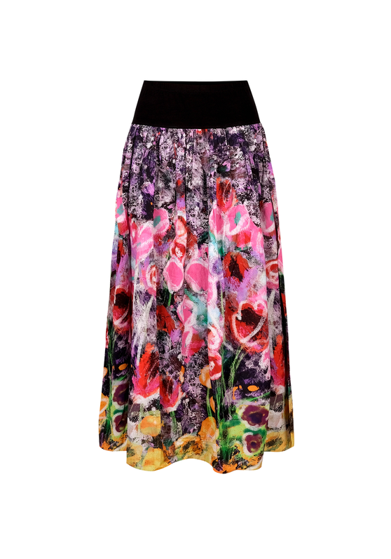 FLORAL PRINT SKIRT - Women's Skirts - Buy Long, Short, High Waist ...