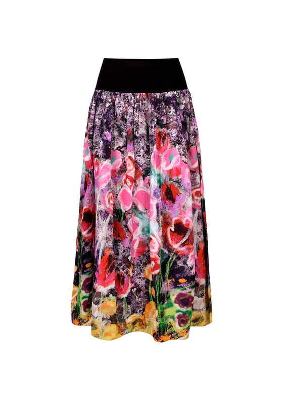 FLORAL PRINT SKIRT