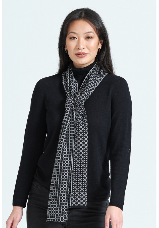 FINE CHECK SCARF