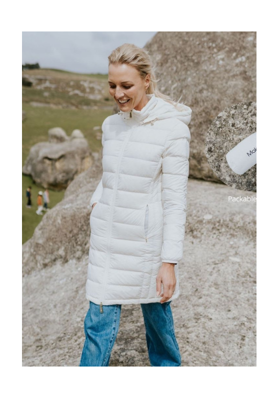 Moke Sarah Women's 90/10 Packable Down Coat